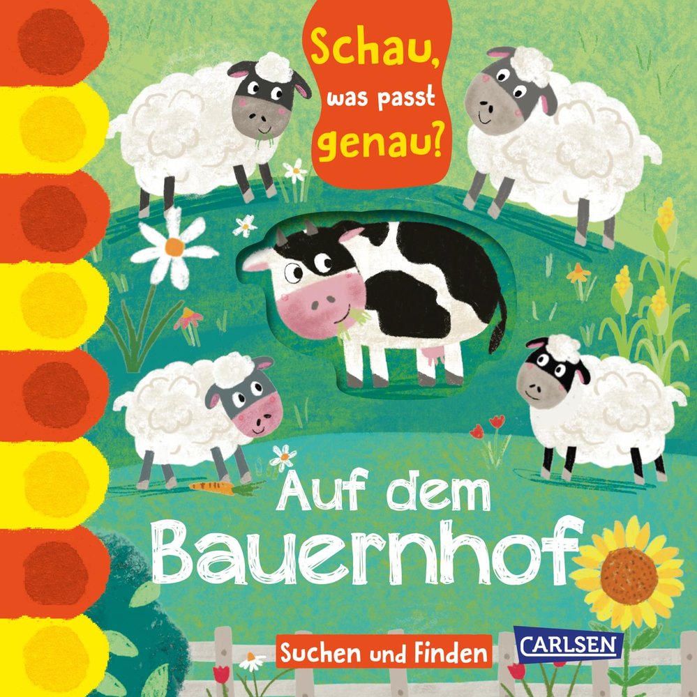 Schau, was passt genau? Auf dem Bauernhof