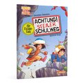 Achtung! Steiler Schulweg