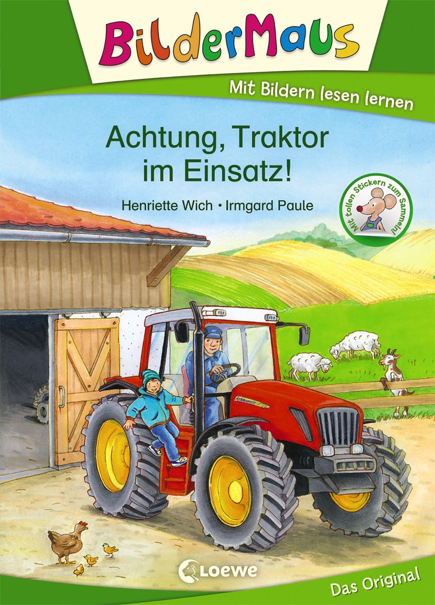 Achtung, Traktor im Einsatz!