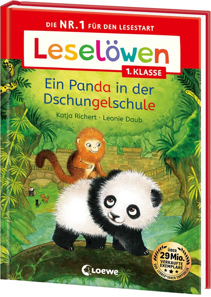 Ein Panda in der Dschungelschule