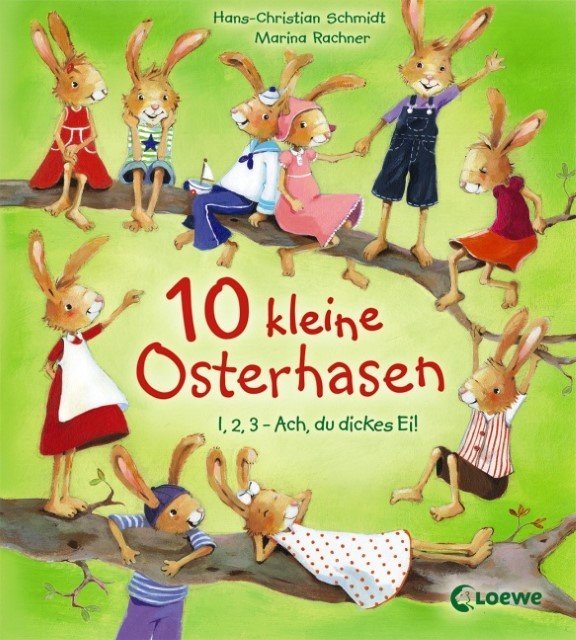 10 kleine Osterhasen