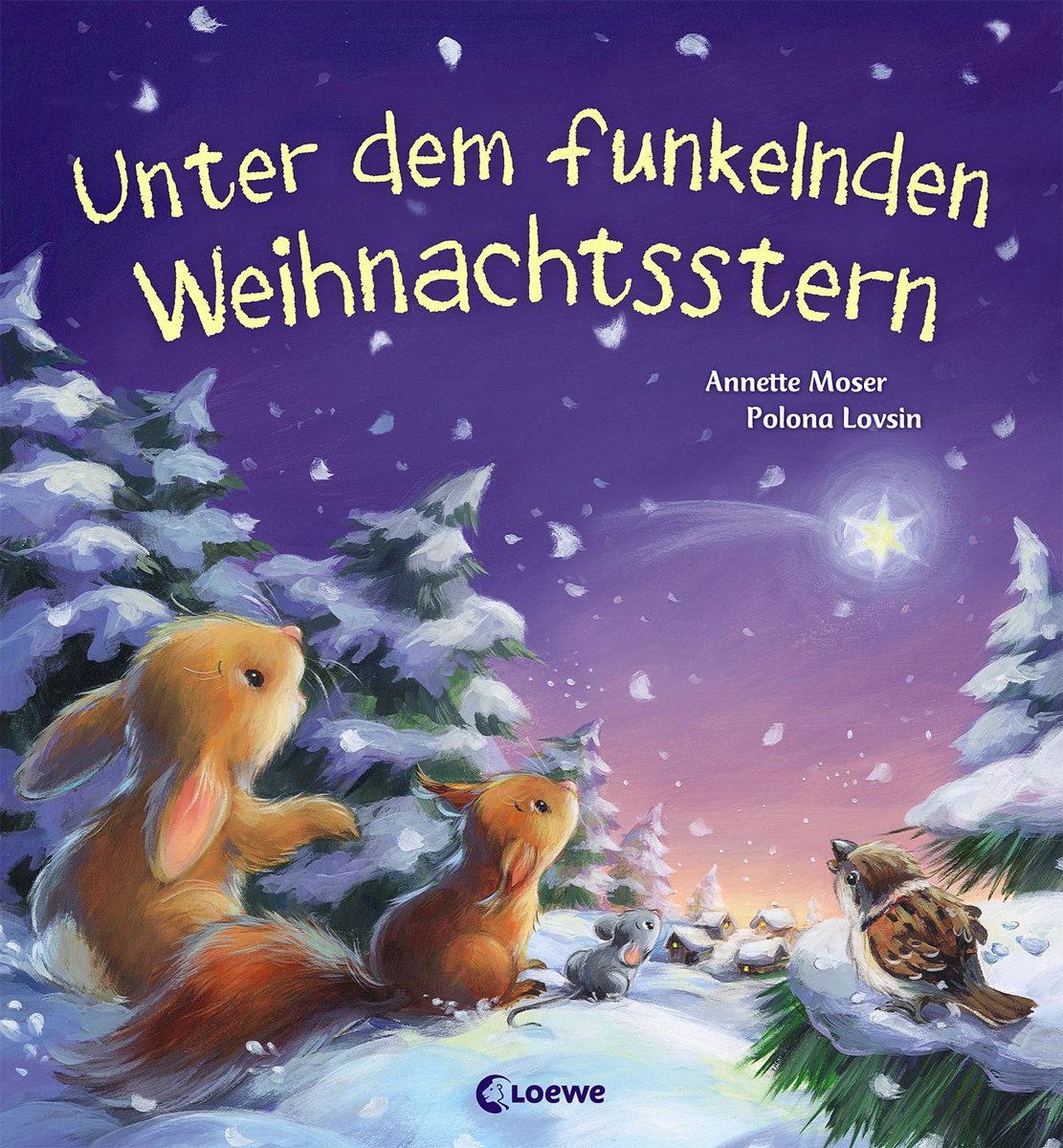 Unter dem funkelnden Weihnachtsstern