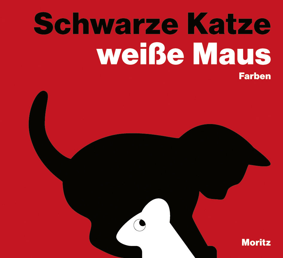 Schwarze Katze, weiße Maus