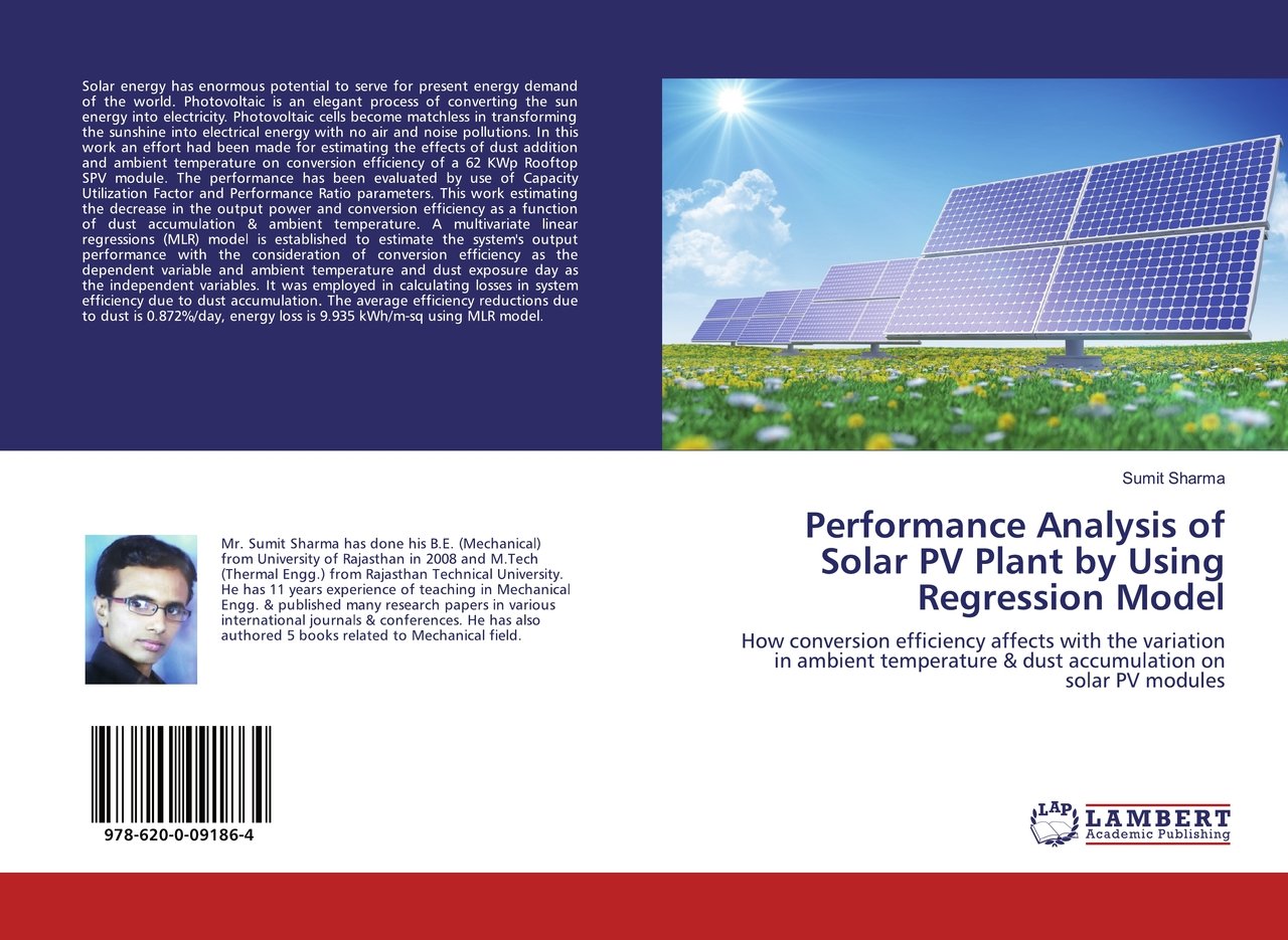 Performance Analysis of Solar PV Plant by Using Regression Model