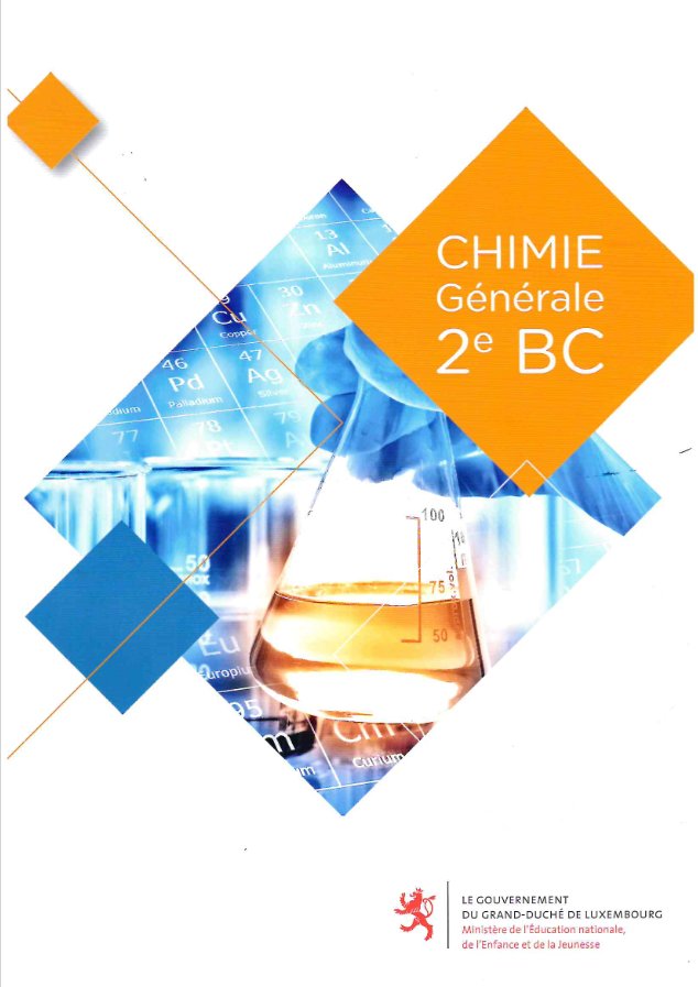 Chimie générale 2e BC (ESC/381)