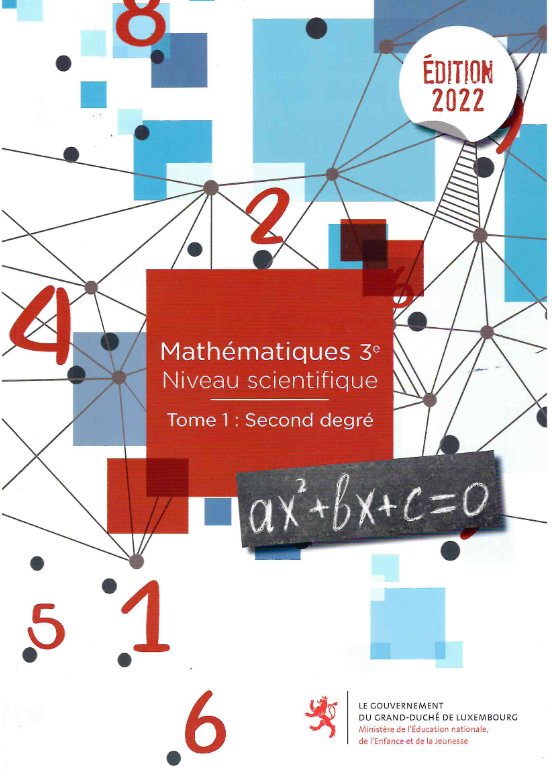 ESC/397: Mathématiques 3e BCD tome 1 second degré