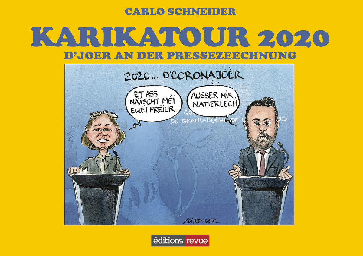 Karikatour 2020 - D'Joer an der Pressezeechnung