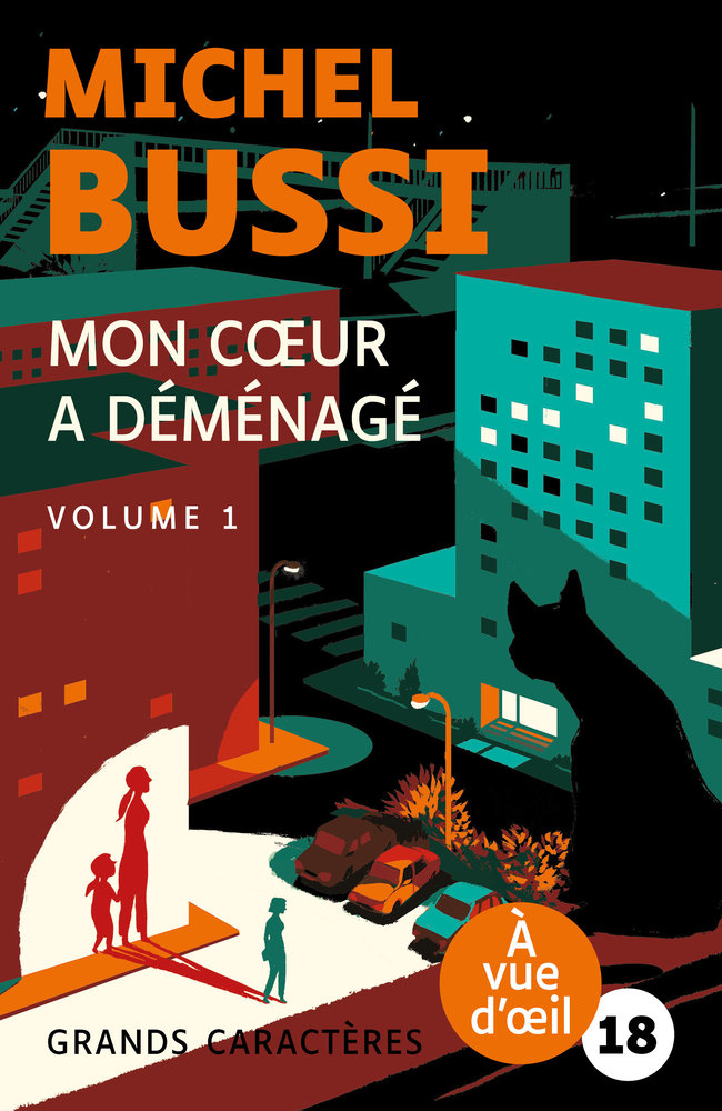 Mon coeur a demenage - grands caracteres, edition accessible pour les malvoyants