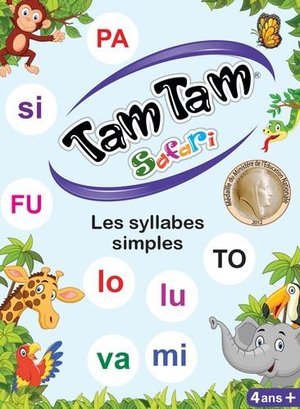 ABL022SA: TAM TAM SAFARI Les Syllabes [age 4]  [1 et plus] [durée 10 mn]